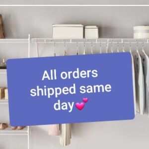 All Orders Shipped Same Day